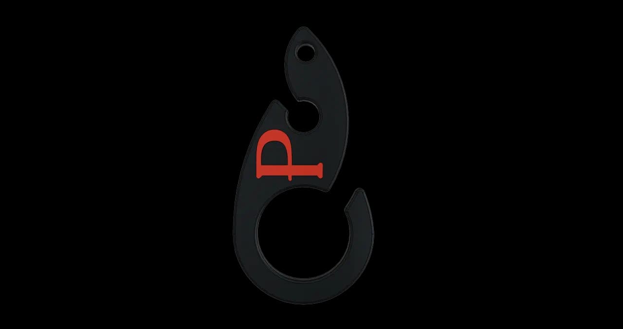 Doggy Bag Hook Black / Red