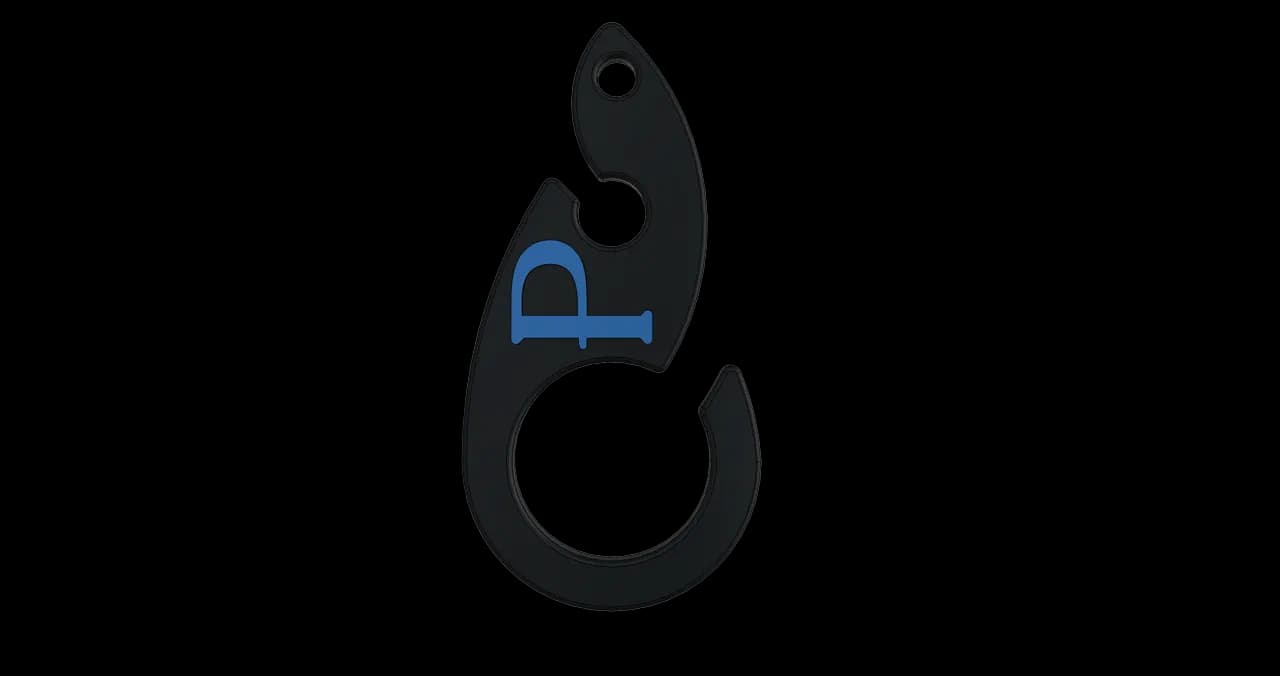 Doggy Bag Hook Black / Cyan
