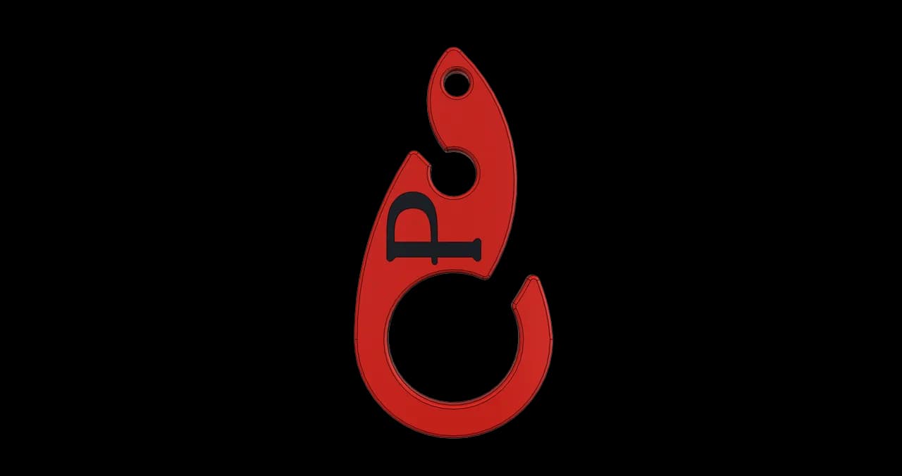 Doggy Bag Hook Red / Black