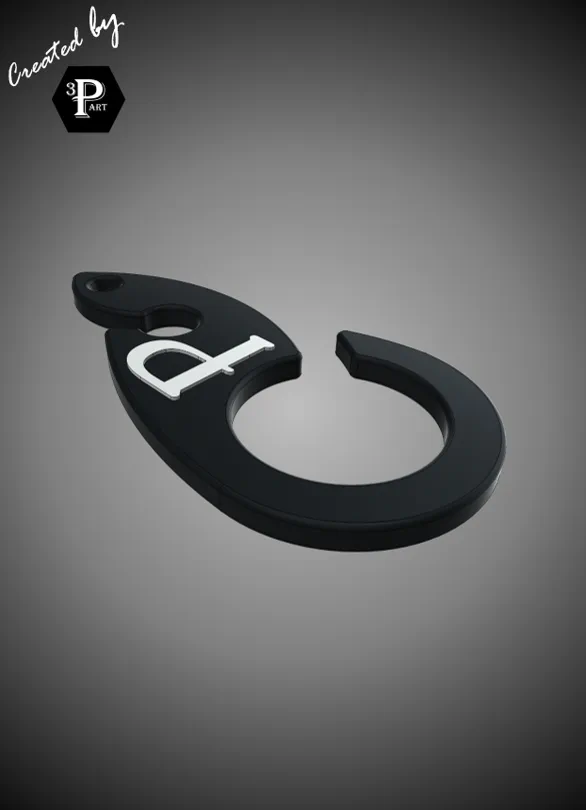 Premium Doggy Bag Hook – Black / Ivory White